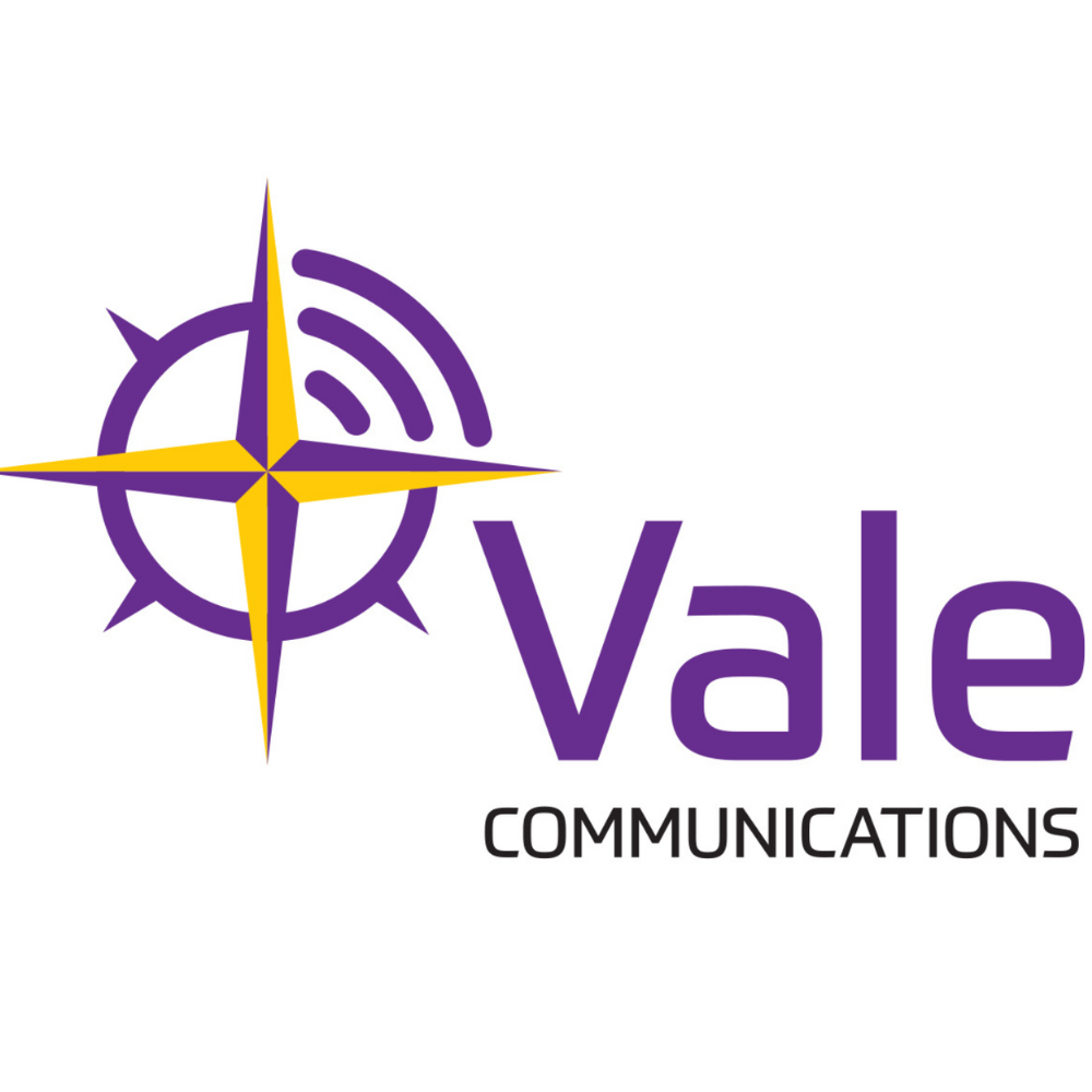 Vale Communications logo – Your trusted local telecom provider.